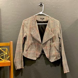 Patterned Casual Blazer
